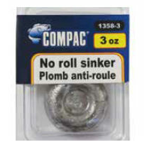 COMPAC No Roll Sinker - 3 oz.